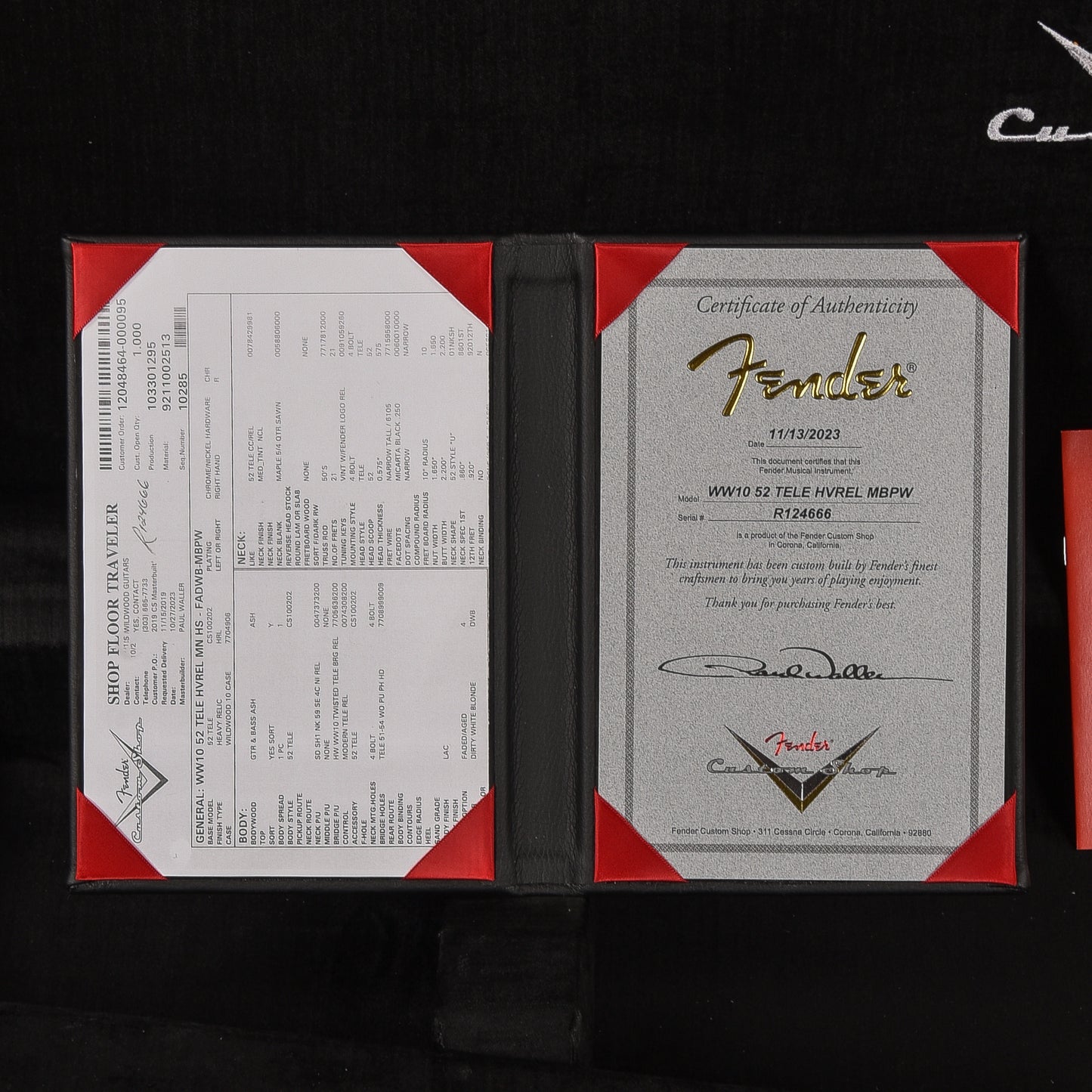 Fender Custom Shop Paul Waller Masterbuilt WW10 Telecaster Heavy Relic