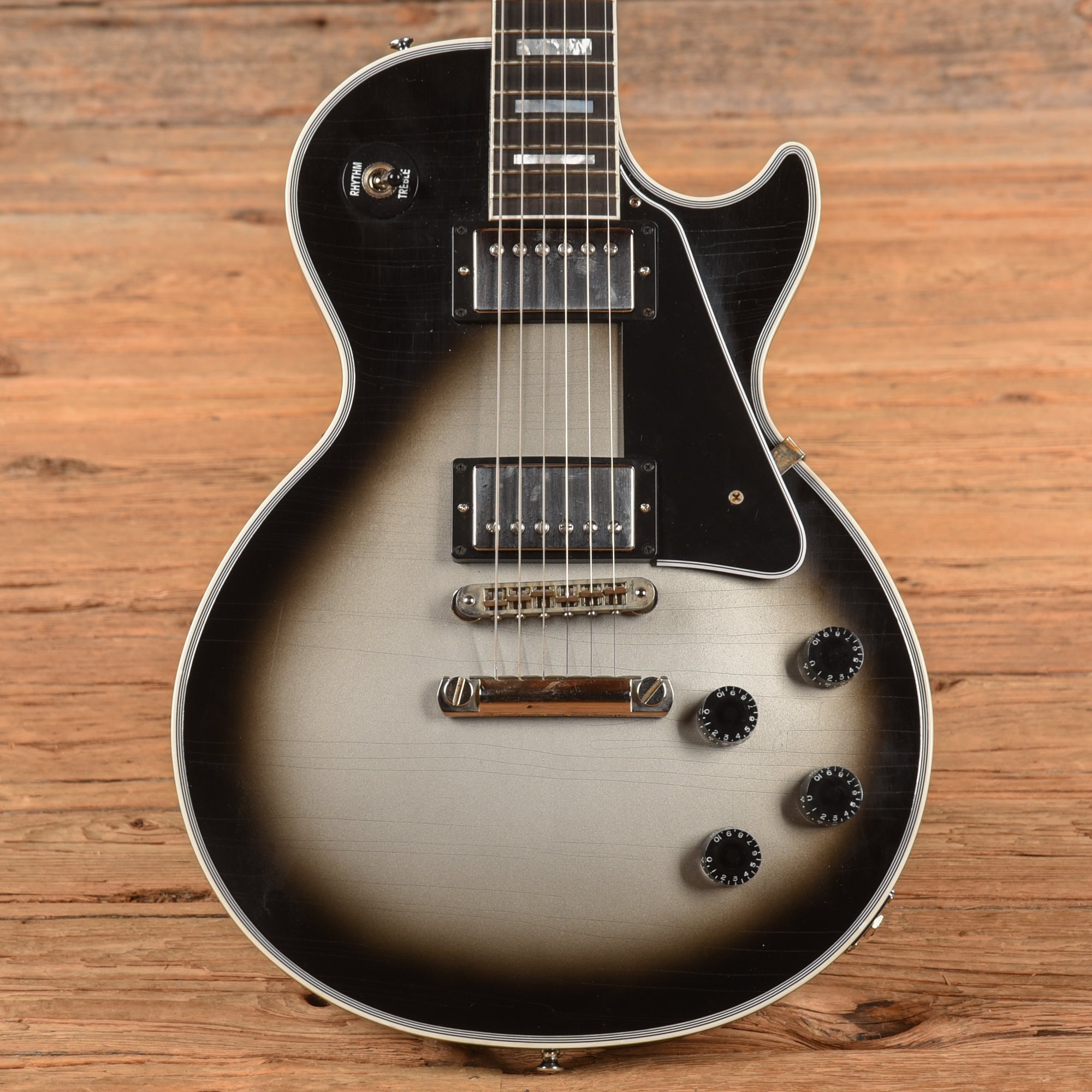 Gibson Custom Murphy Lab Les Paul Custom Ultra Light Aged Silverburst 2023