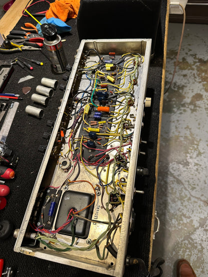 Fender Modded Bassman 50 2-Channel 50-Watt Guitar Amp Head  1976