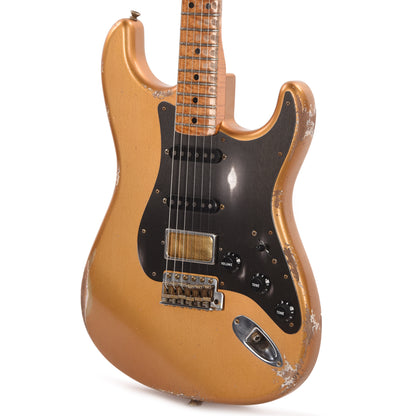 Fender Custom Shop 1966 Stratocaster HSS Relic Faded Sunrise Gold Apprentice Built by Dylan Delpizzo w/Novak GTX-HMB