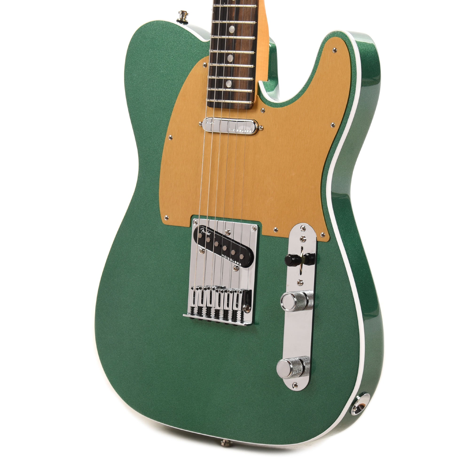 Fender American Ultra Telecaster Mystic Pine w/Ebony Fingerboard & Anodized Gold Pickguard
