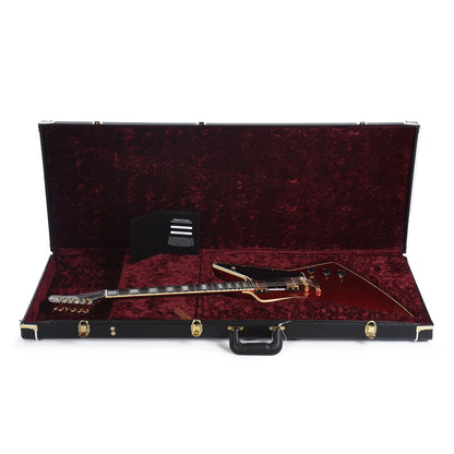 Gibson Custom Shop Explorer Custom "CME Spec" Antique Red Sparkle VOS w/Black Stinger