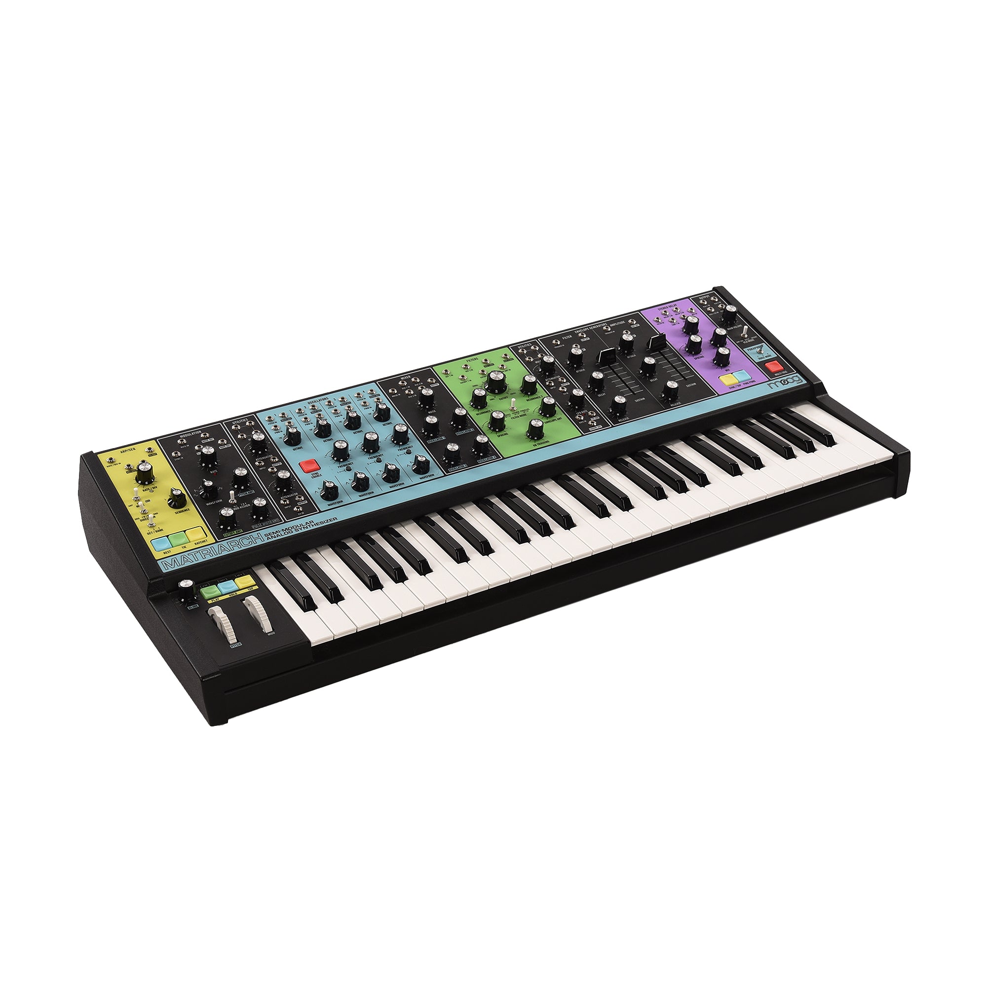 Moog Matriarch Analog Synthesizer w/  Built-In Sequencer, Arpeggiator, Stereo Ladder Filters, and Stereo Analog Delay