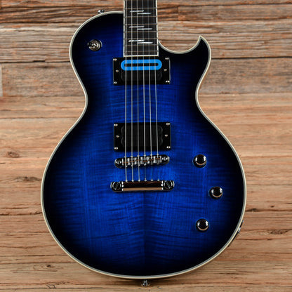 Schecter Solo-II Supreme See Thru Blue Burst 2022