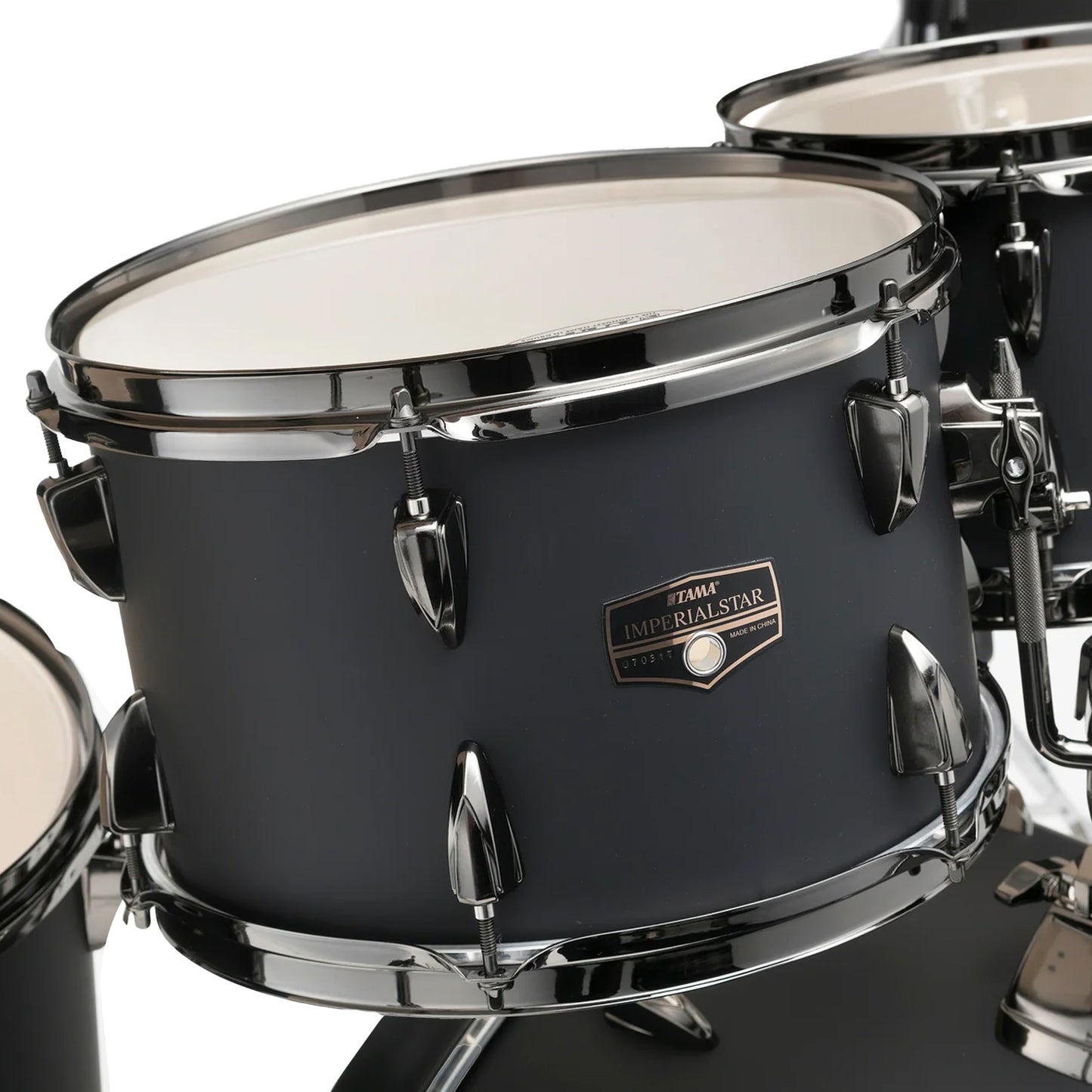 Tama Imperialstar 10/12/16/22/5x14 5pc. Drum Kit Blacked Out Black w/Hardware & Meinl Cymbals