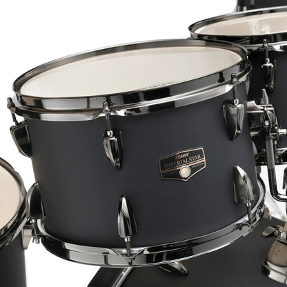 Tama Imperialstar 10/12/16/22/5x14 5pc. Drum Kit Blacked Out Black w/Hardware & Meinl Cymbals