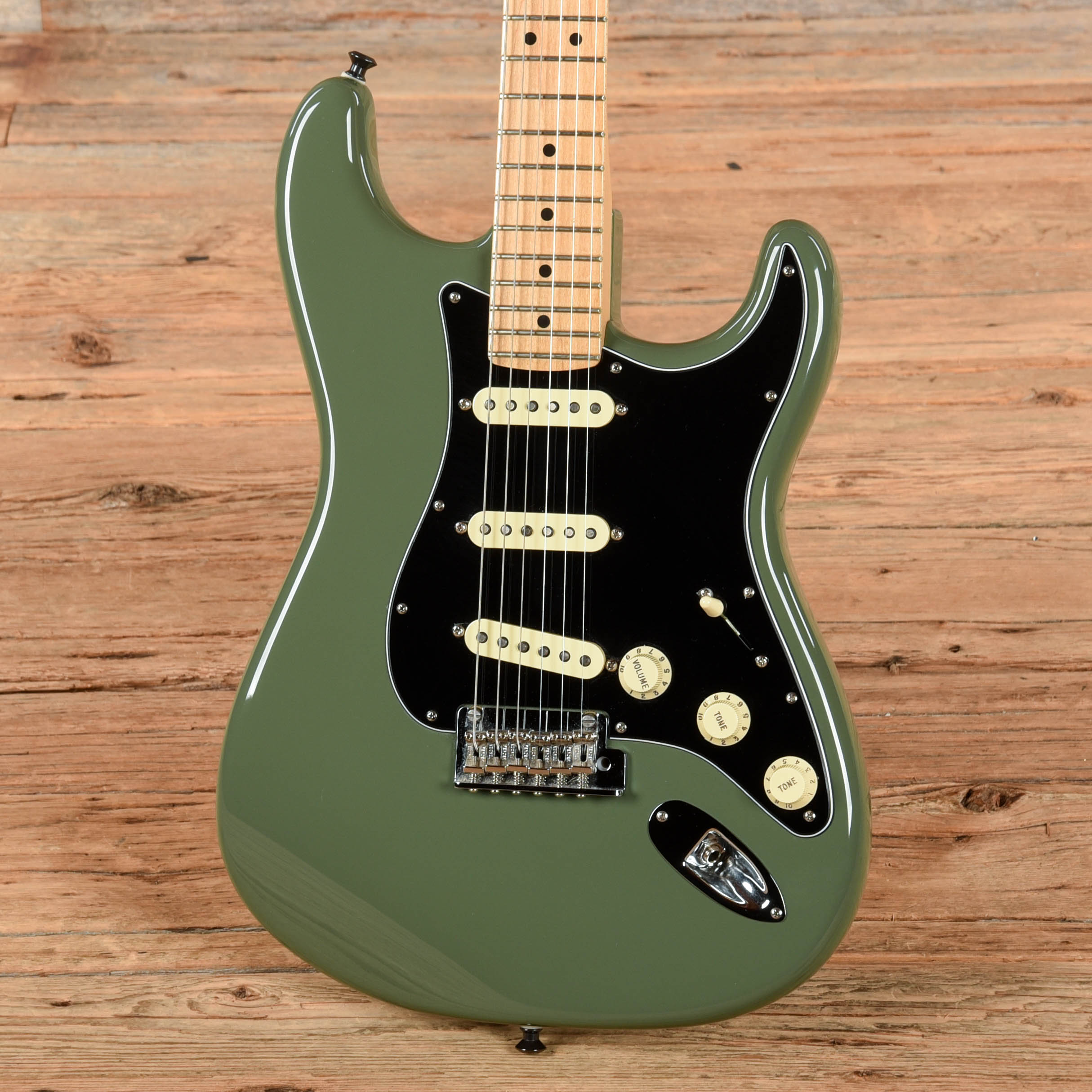 Fender American Professional Stratocaster Antique Olive 2018
