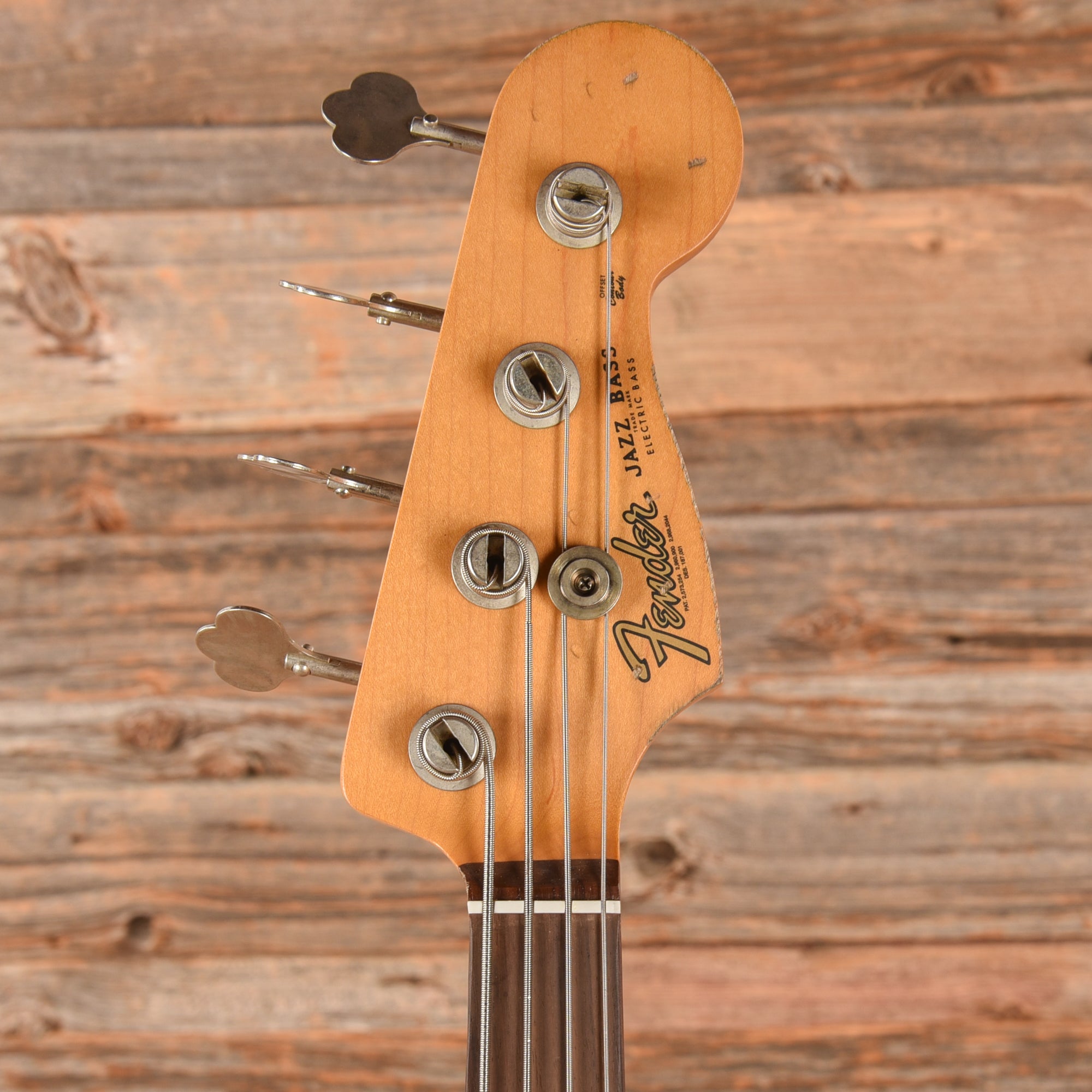 Fender Flea Artist Series Signature Road Worn Jazz Bass Shell Pink 2022