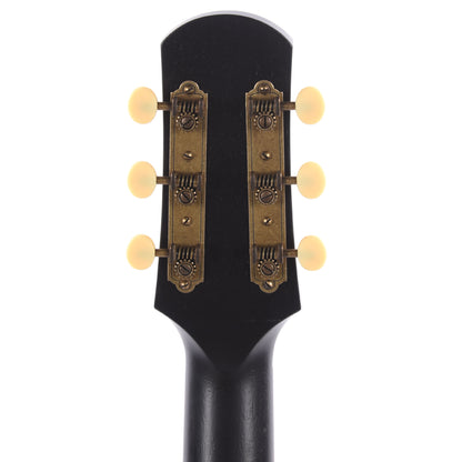 Iris DF Sitka/Mahogany Black Satin w/Firestripe Pickguard