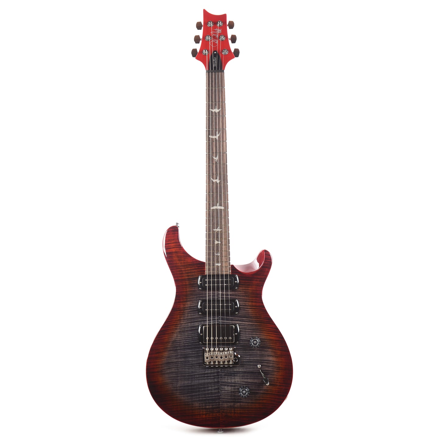 PRS SE Studio Charcoal Cherry Burst