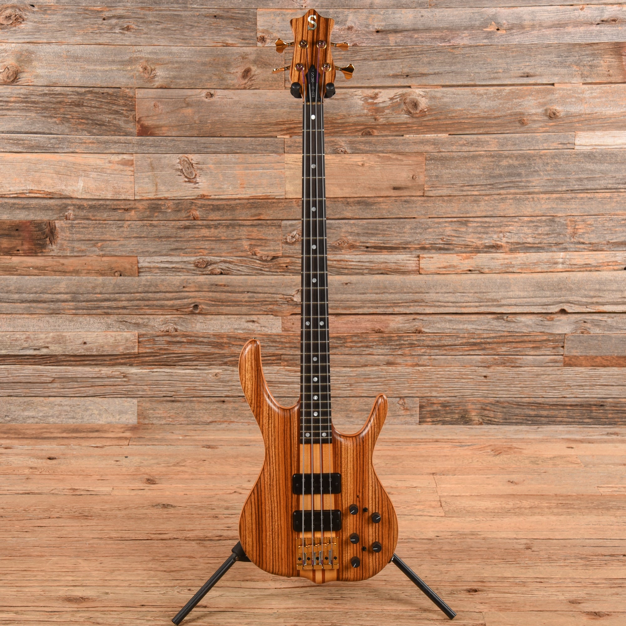 Ken Smith BSR4 Custom Zebrawood Top & Headstock 2002
