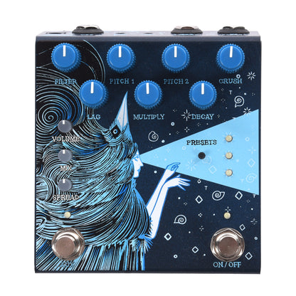 Old Blood Noise Endeavors Dark Star v3 Stereo Soundscape Reverb Pedal Blue