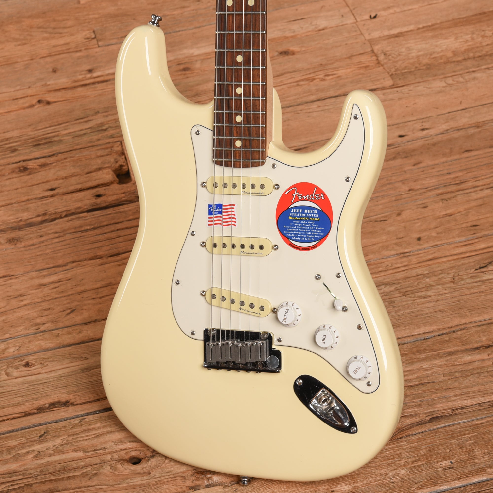 Fender Artist Jeff Beck Stratocaster Olympic White 2012