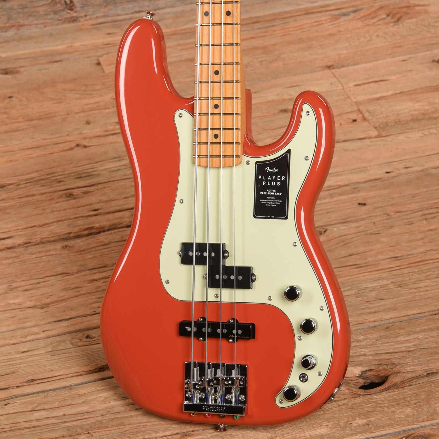 Fender Player Plus Precision Bass Fiesta Red 2023