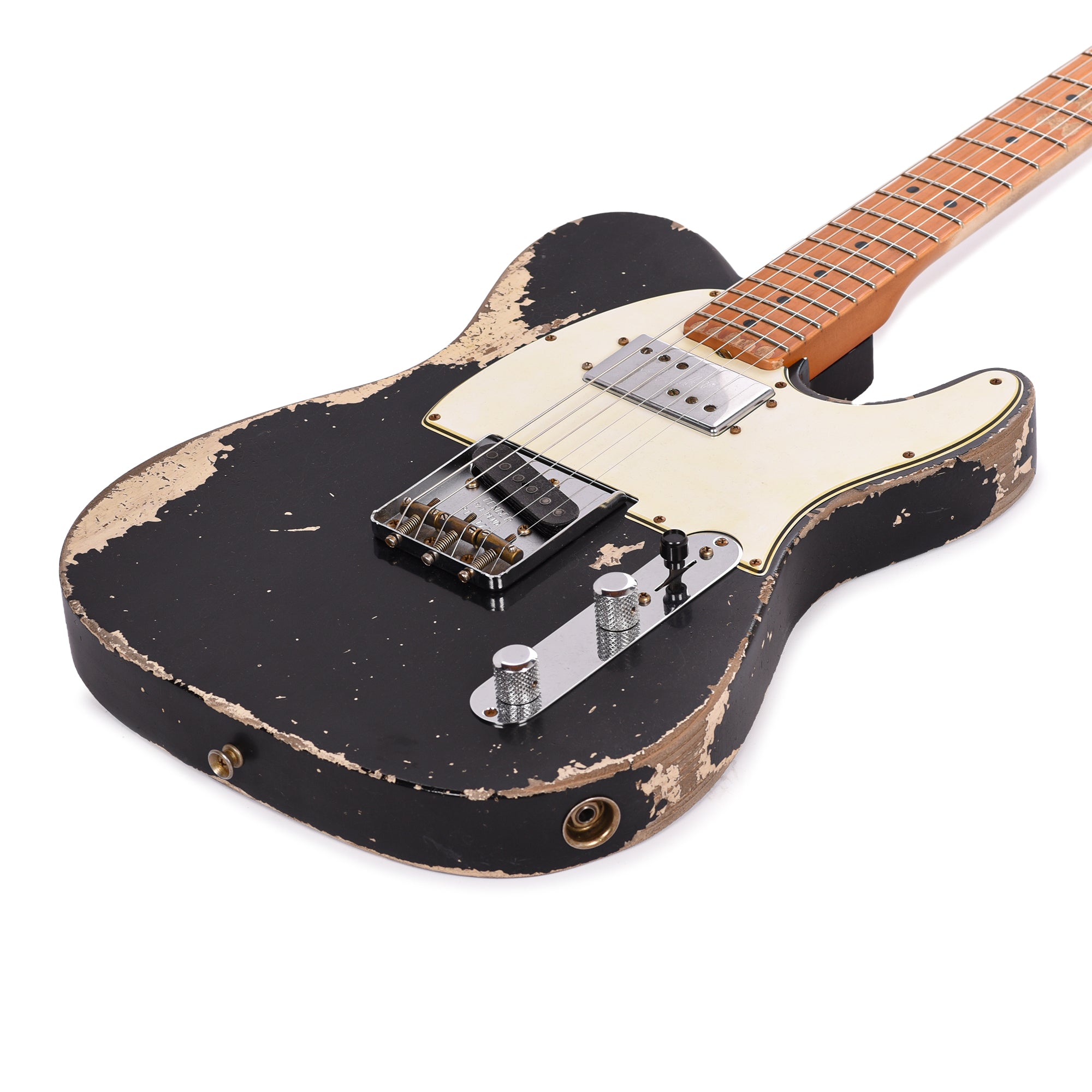 Fender Custom Shop 1974/51 Nocaster Heavy Relic Black/Nocaster Blonde Master Built by David Brown w/CuNiFe Humbucker