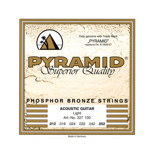 Pyramid Premium Bronze Acoustic Guitar Strings Light 12-52