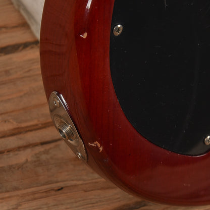 Ktone 6-String Fretless Bass Transparent Red