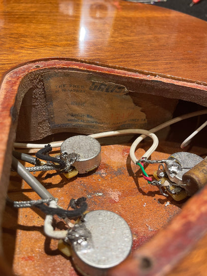 Gretsch 6121 Chet Atkins Solidbody Orange 1956