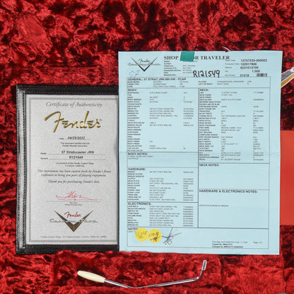 Fender Custom Shop '57 Stratocaster Journeyman Relic Candy Apple Red 2022