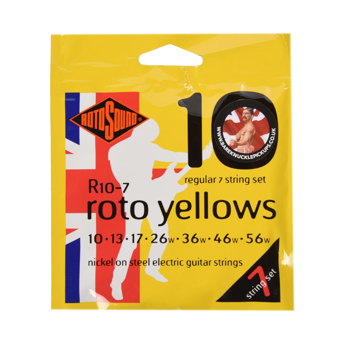 Bare Knuckle Signature Series Mike Stringer Halcyon Neck Humbucker 7-String 4-Conductor Black