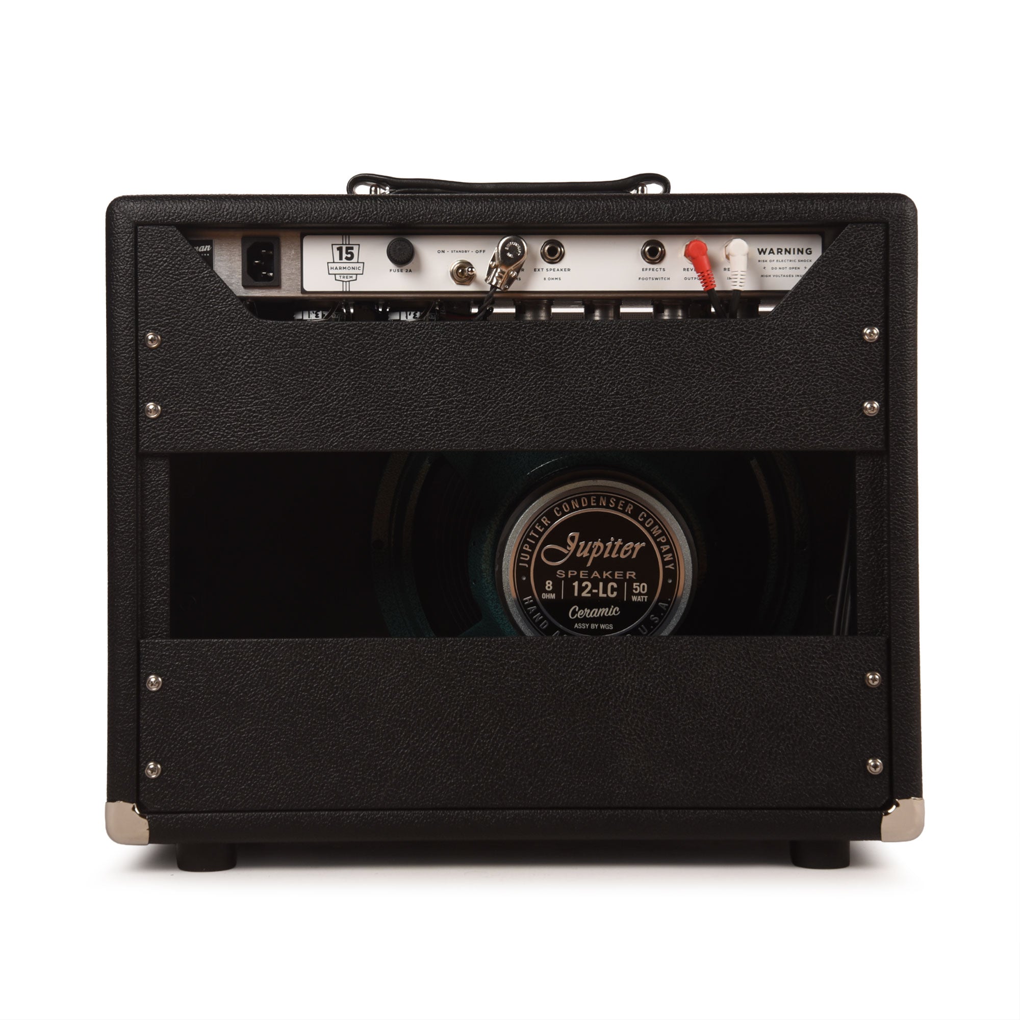 Milkman HT15 Harmonic Tremolo 1x12 Combo 15W w/ Large Ceramic Jupiter Speaker Tuxedo Black Tolex w/ White Grill Cloth