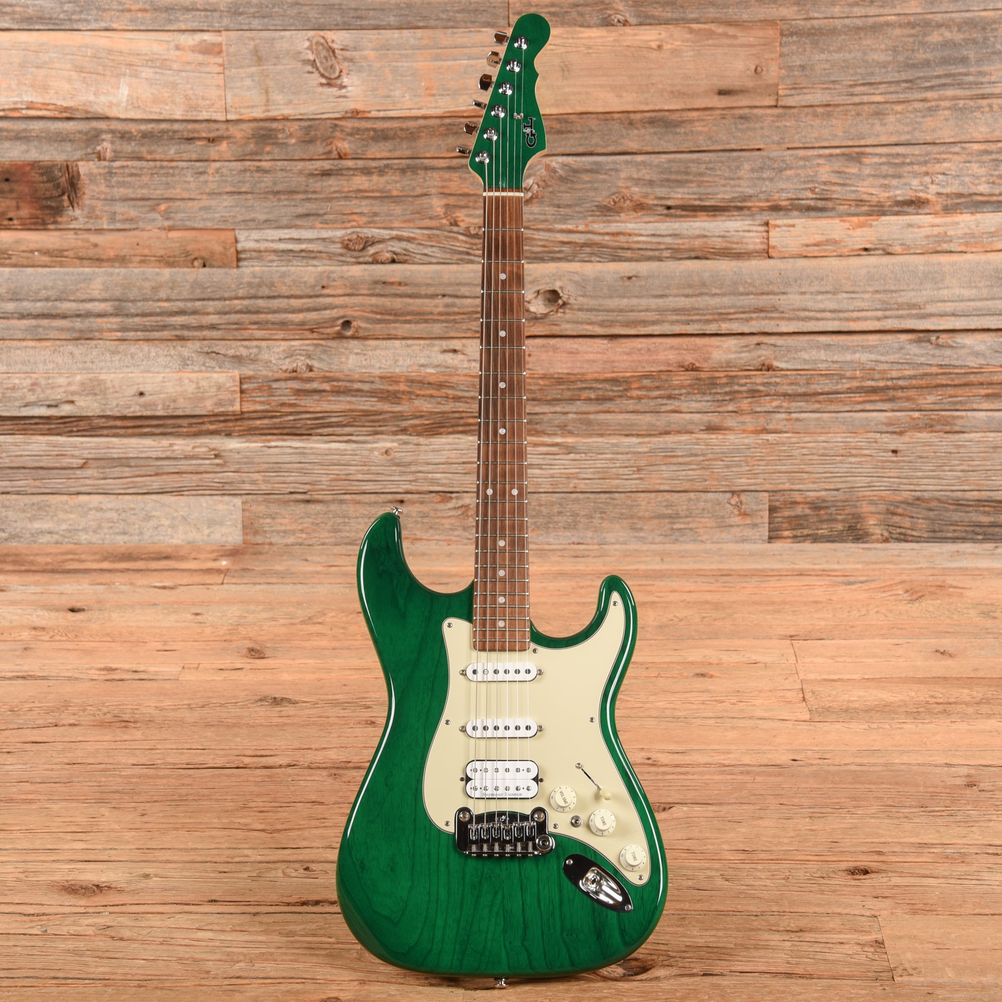G&L Custom Shop Legacy HB Clear Forest Green 2015