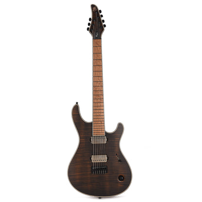 Mayones Regius 7 Baritone Flamed Maple/Swamp Ash Antique Black