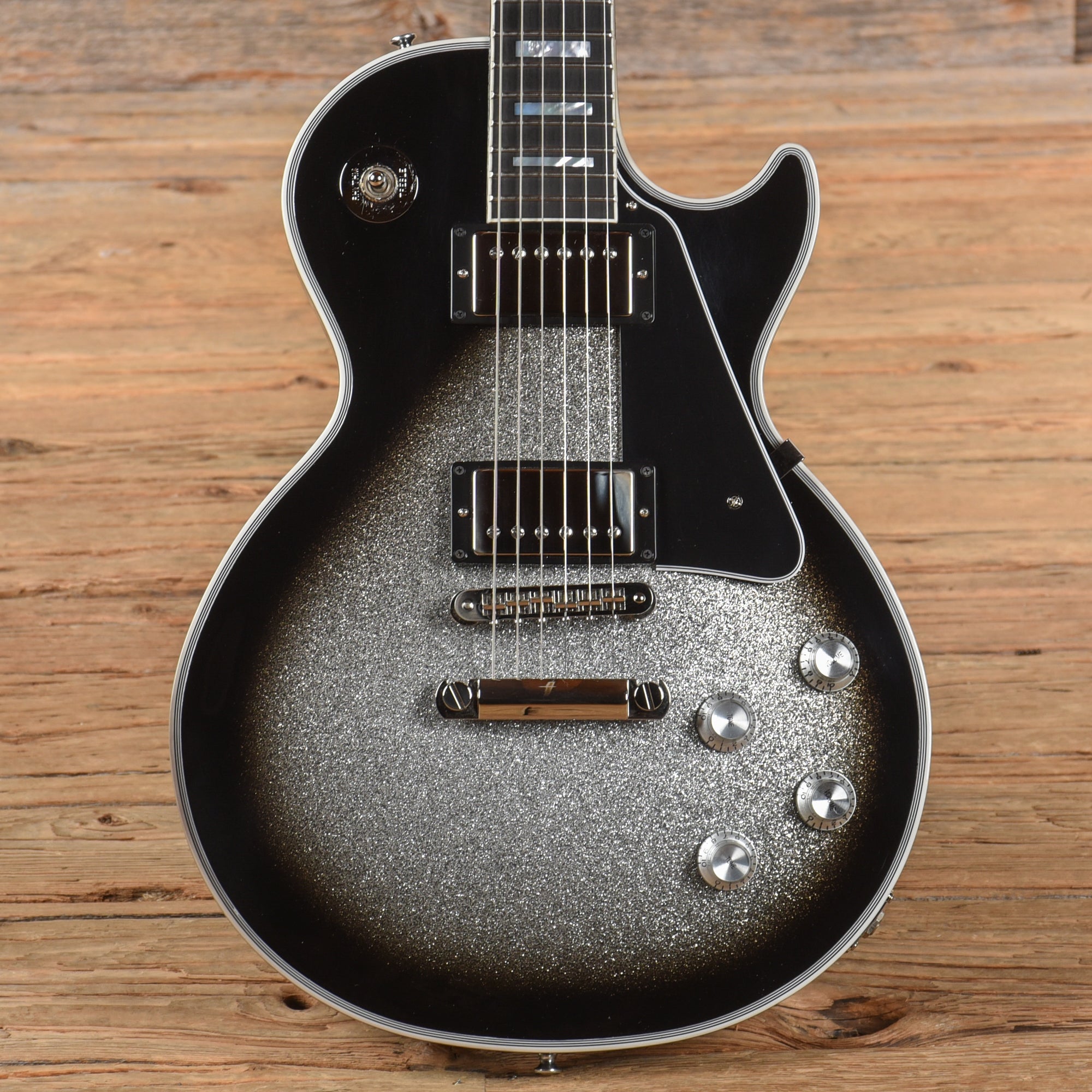 Gibson Custom Les Paul Custom Silver Sparkle Burst 2024