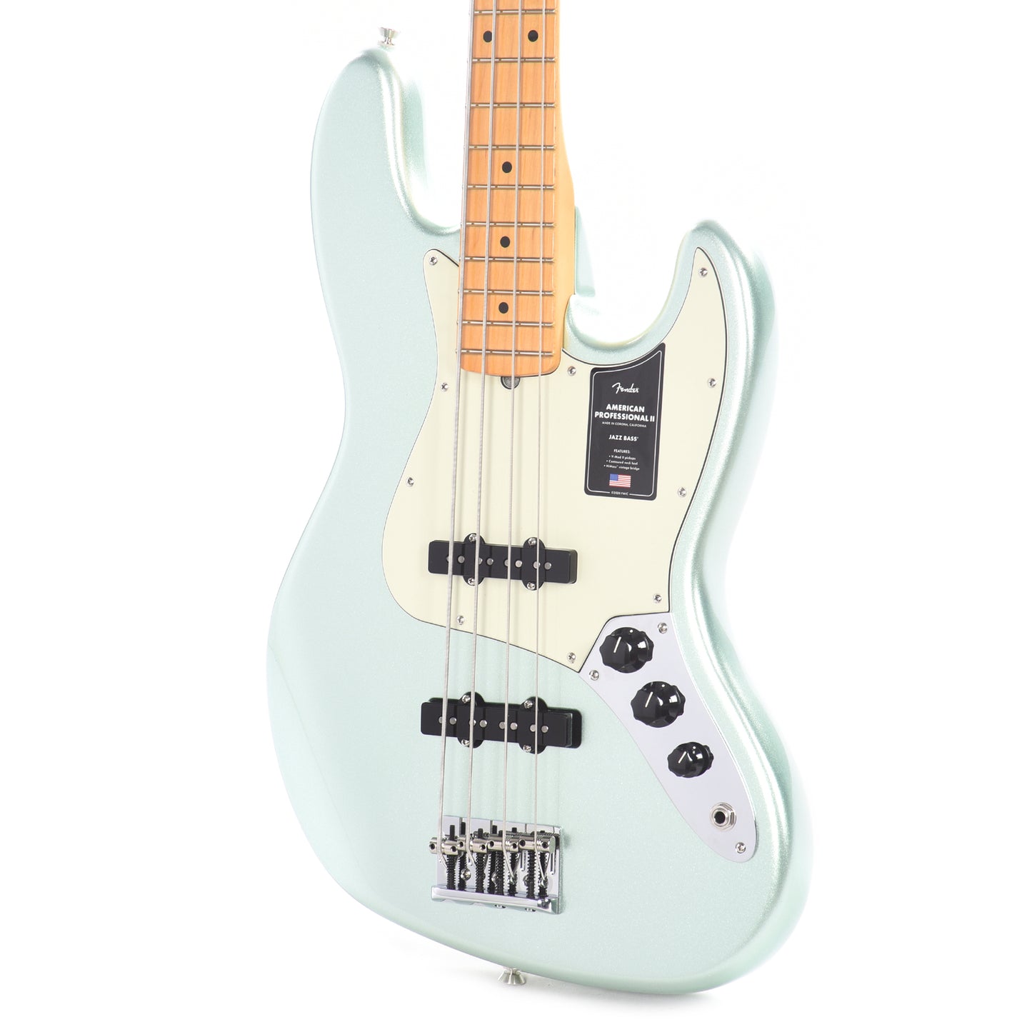 Fender American Professional II Jazz Bass Mystic Surf Green