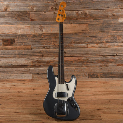 Fender Custom Shop '62 Jazz Bass Journeyman Relic Charcoal Frost Metallic