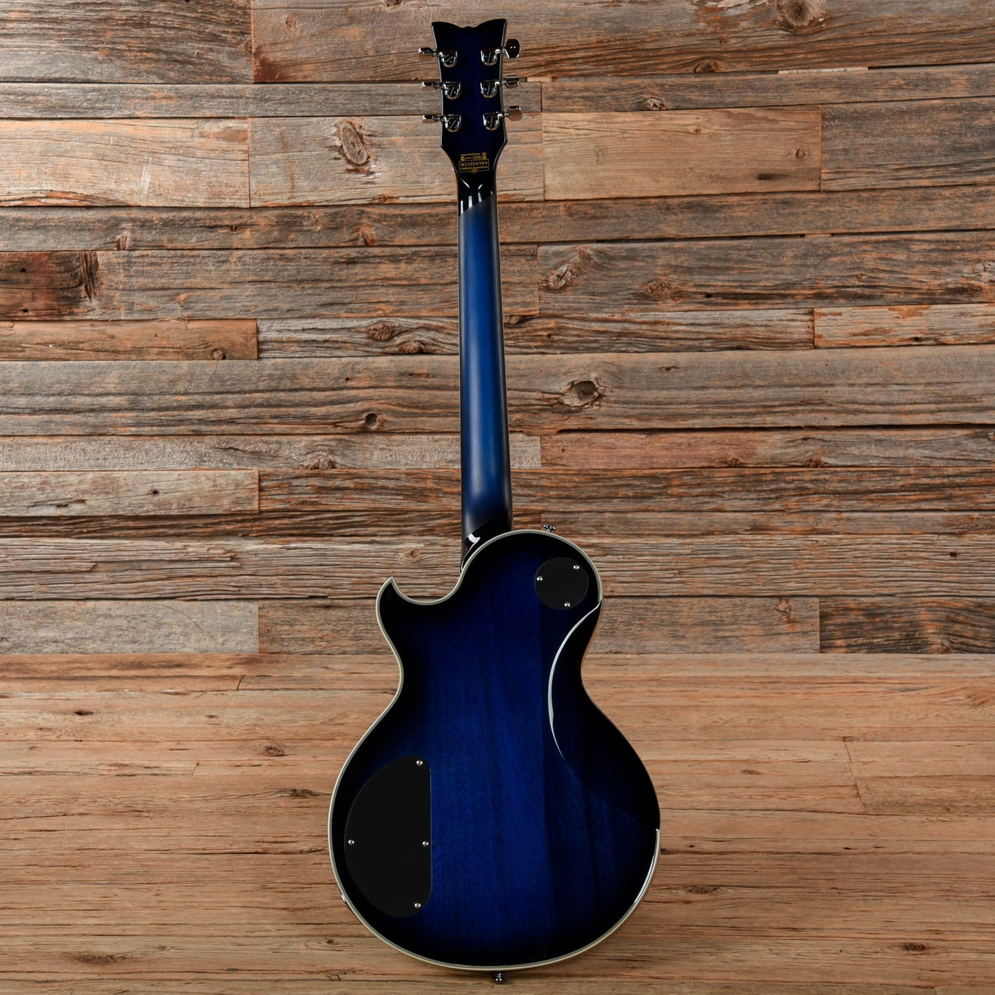 Schecter Solo-II Supreme See Thru Blue Burst 2022