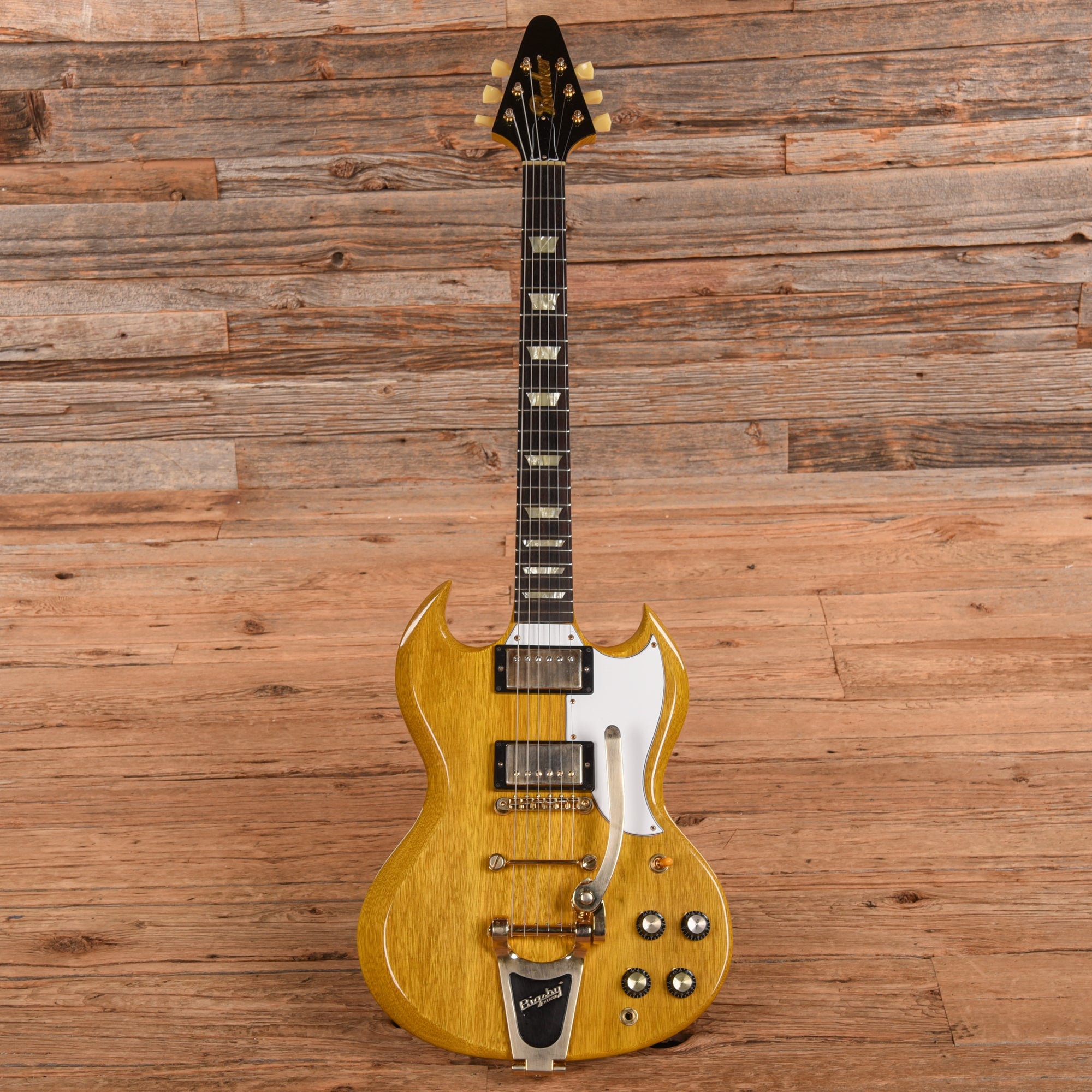 Banker Custom Guitars Ironman Duo Korina Natural