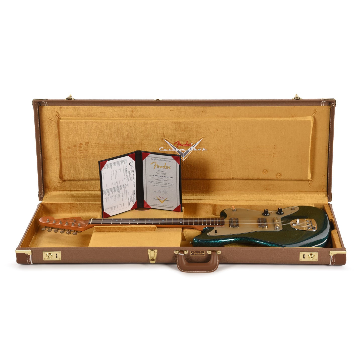 Fender Custom Shop 1962 Jazzmaster Journeyman Relic Nicotine Lake Placid Blue Sparkle Master Built by Levi Perry