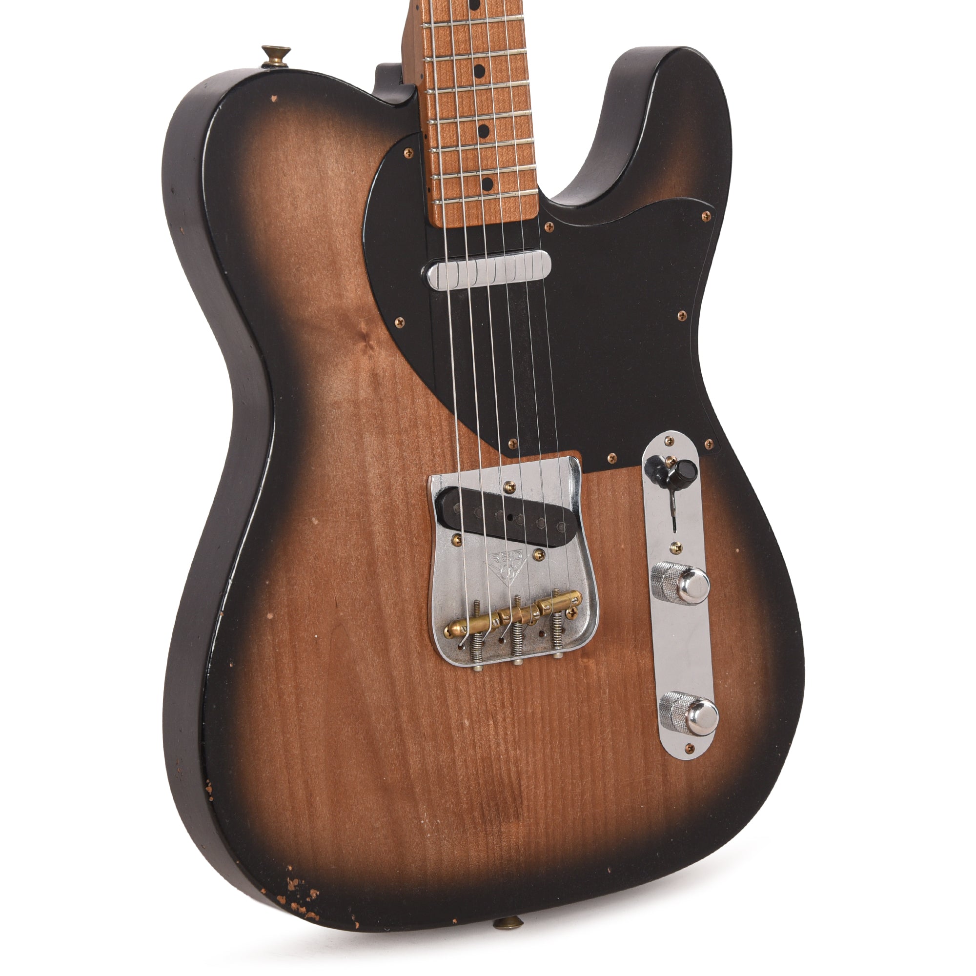 Fender Custom Shop Custom Roasted '50s Telecaster Journeyman Relic Black Burst Master Built by Kyle McMillin
