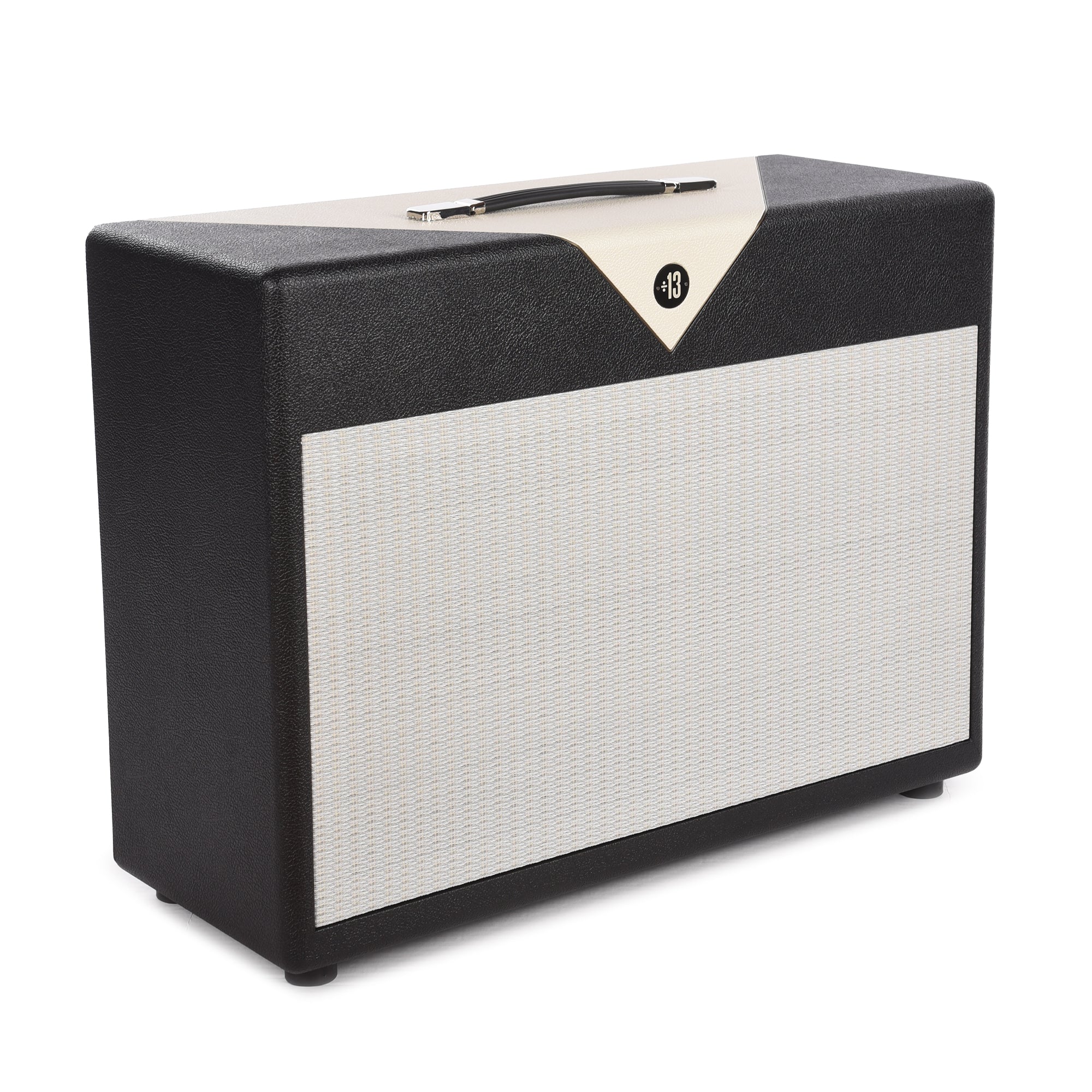 Divided by 13 2x12 Open Back Cab w/G12M Black Bronco Tolex, Cream V