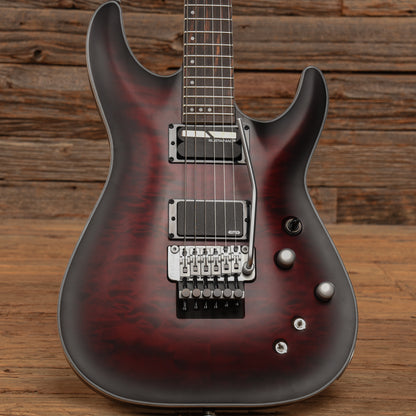 Schecter C-1 Platinum FR S Sustainiac Crimson Red Burst Satin