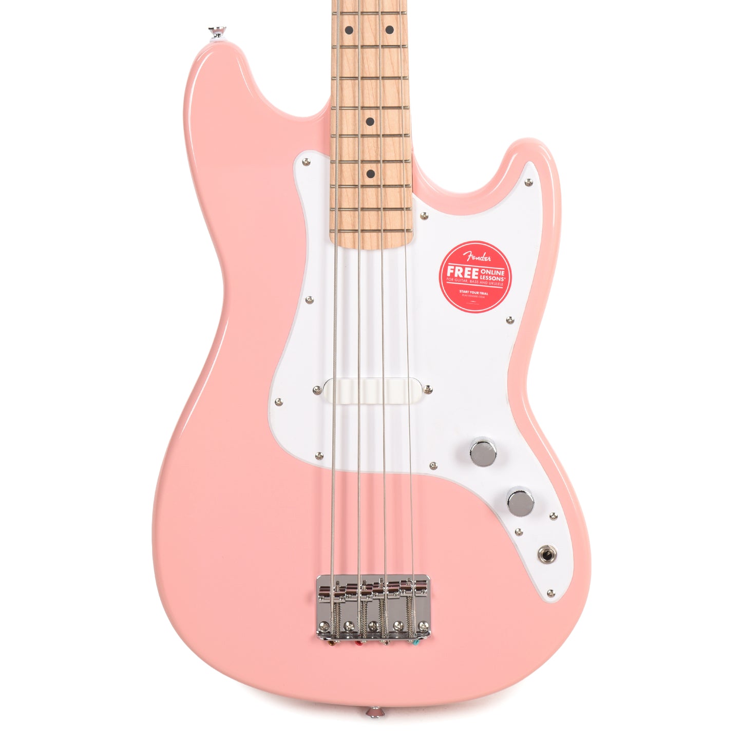 Squier Sonic Bronco Bass Shell Pink
