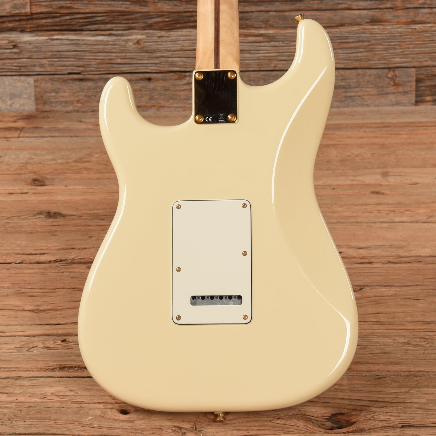 Fender FSR Mahogany Blacktop Stratocaster HHH Olympic White 2021