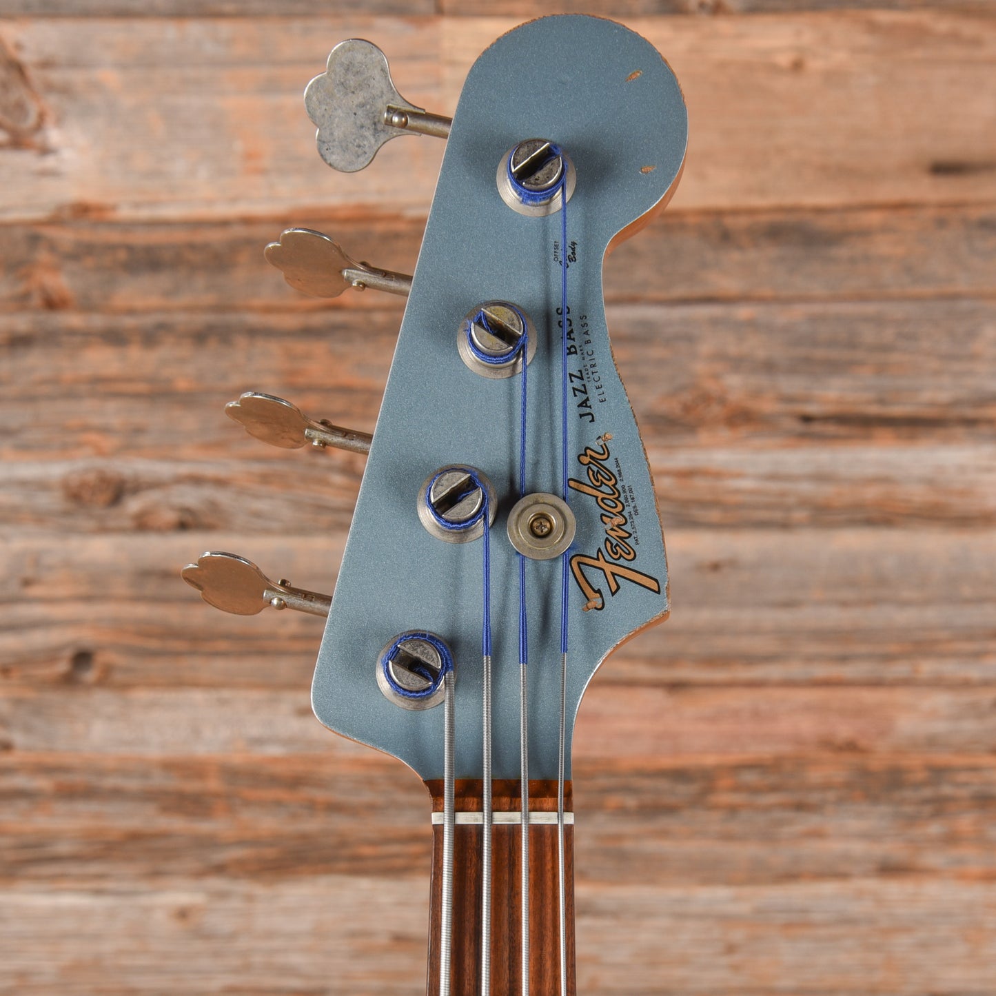 Fender 60th Anniversary Road Worn 60s Jazz Bass Firemist Silver 2019