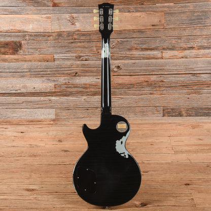 Gibson Custom Painted Over Series '60 Les Paul Standard Reissue Ebony Over Frosted Blue 2016