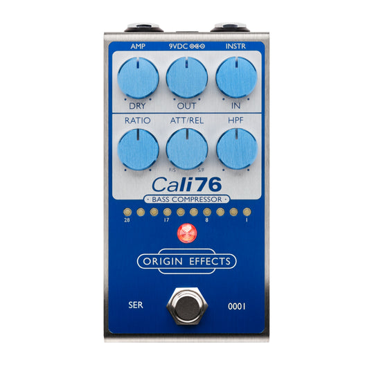 Origin Effects Cali76 MK2 Bass Compressor Super Vintage Blue
