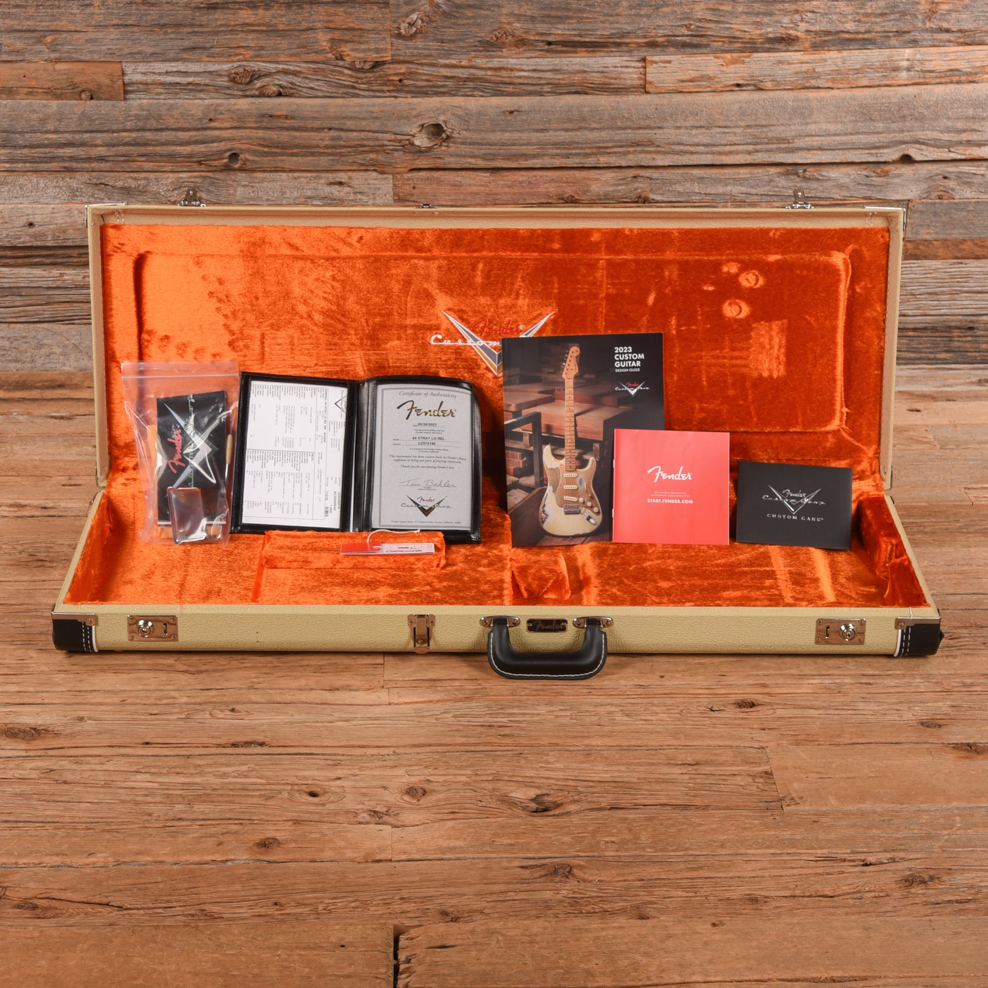 Fender Custom Shop '64 Stratocaster Relic Shell Pink 2023 LEFTY