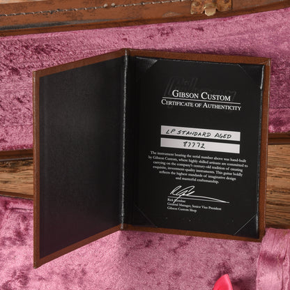 Gibson Custom Painted Over Series '58 Les Paul Standard Reissue Gold Over Cherry Sunburst 2017