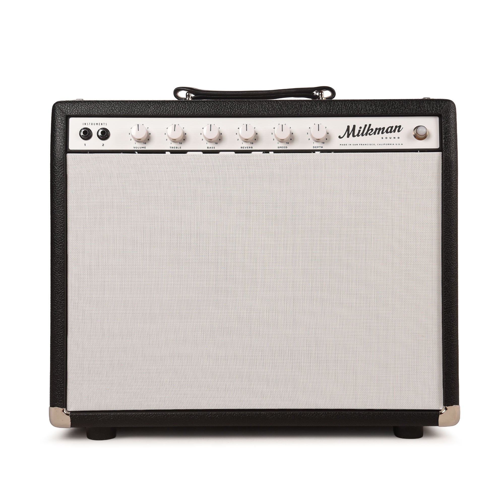 Milkman HT15 Harmonic Tremolo 1x12 Combo 15W w/ Large Ceramic Jupiter Speaker Tuxedo Black Tolex w/ White Grill Cloth