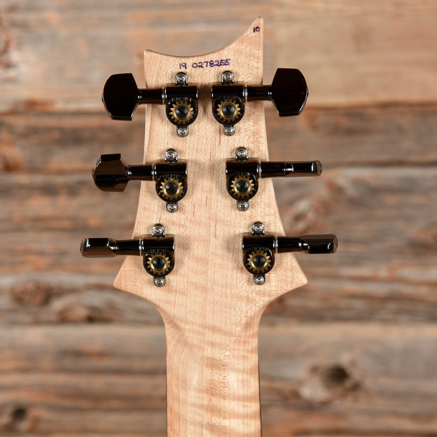 PRS Custom 24 FLoyd Wood Library 10-Top Satin Charcoal 2019