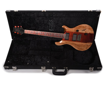 PRS Private Stock #11760 Custom 24 Spalted Maple/Black Limba Fire Red Fade w/Stained Curly Maple Fingerboard