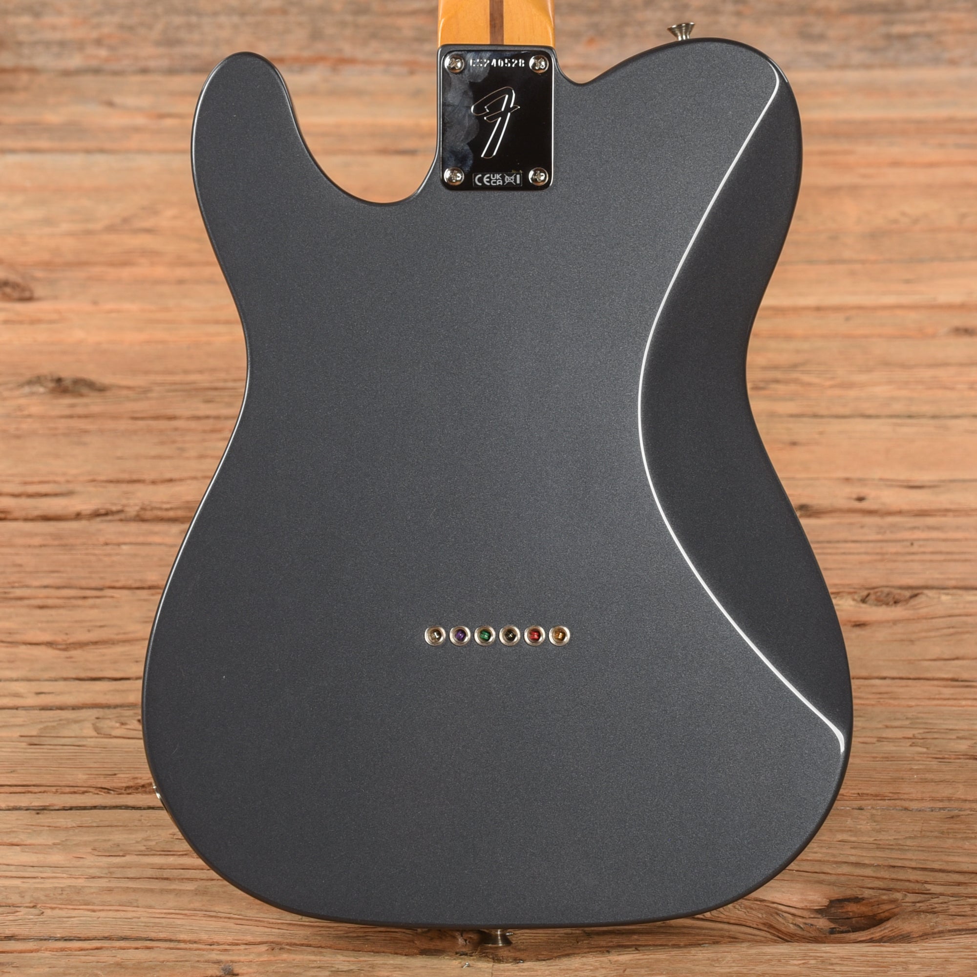 Fender Chris Shiflett Cleaver Signature Telecaster Deluxe Charcoal Frost Metallic 2024