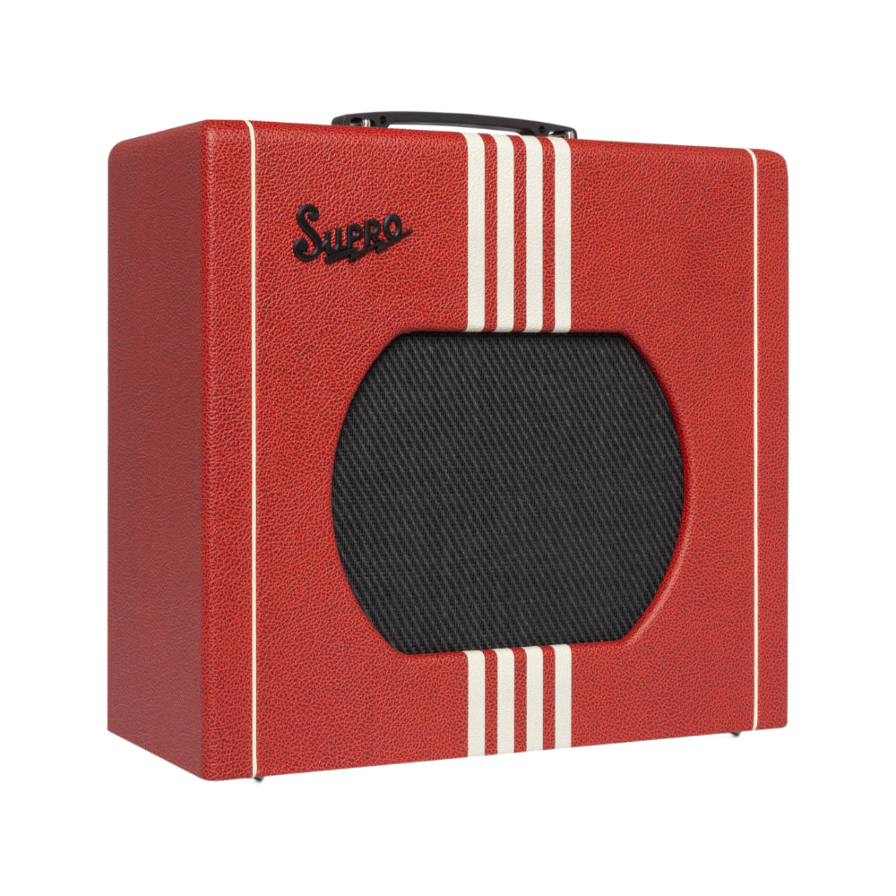 Supro Delta King 12 15W 1x12 Guitar Combo Amp w/ Reverb Limited Scarlett & Creme