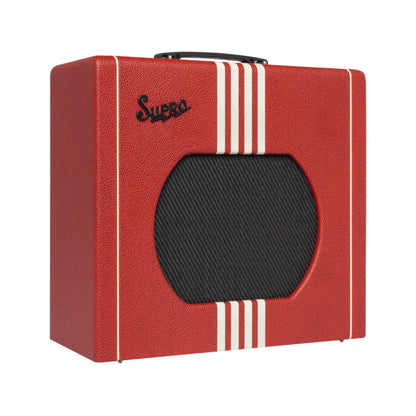 Supro Delta King 12 15W 1x12 Guitar Combo Amp w/ Reverb Limited Scarlett & Creme