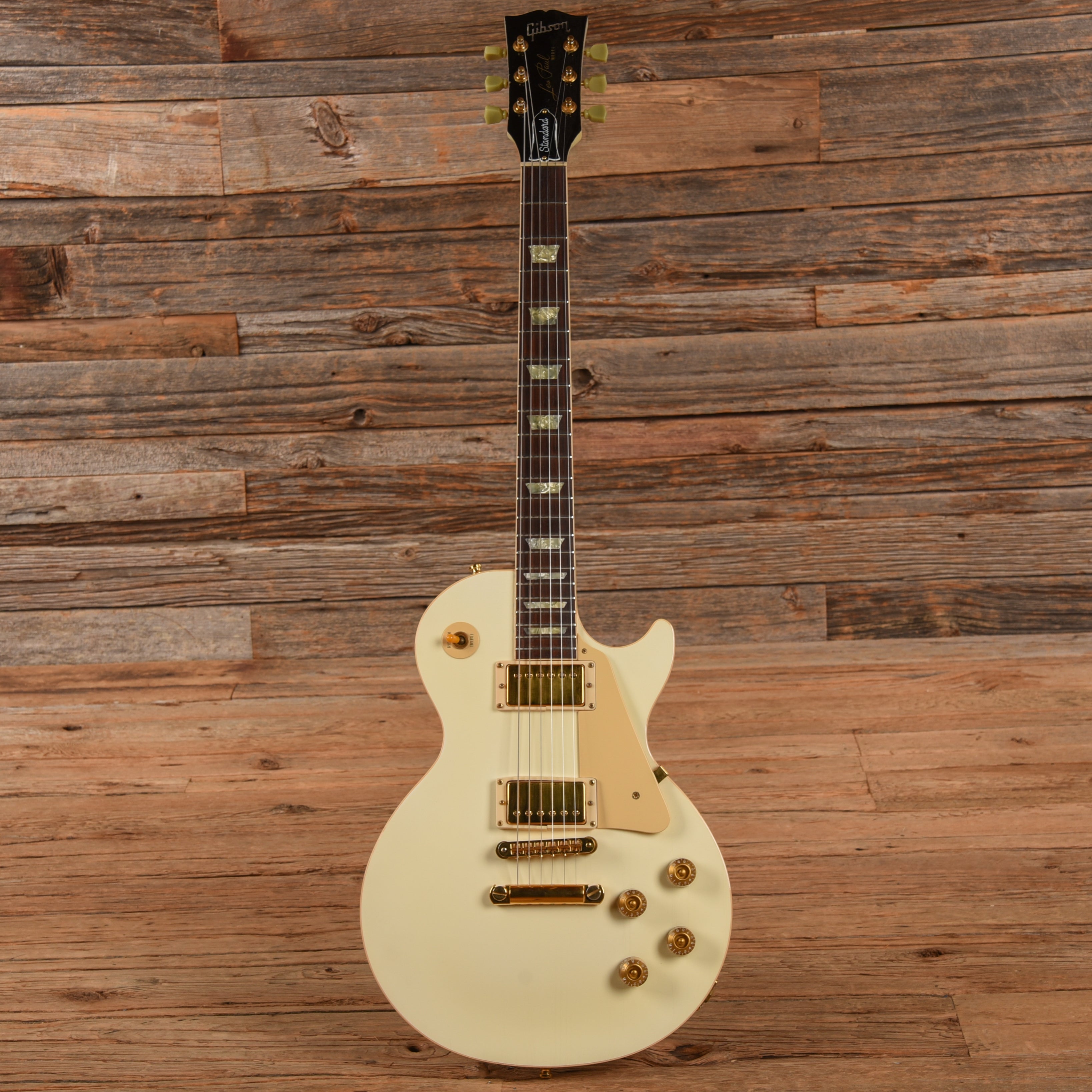 Gibson Les Paul Standard Arctic White Gold Hardware 1990